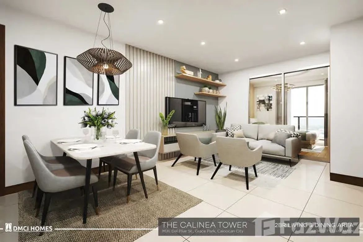 2 Bedroom Condo for Sale in The Calinea Tower, Barangay 91, Caloocan, Metro Manila near LRT-1 Monumento