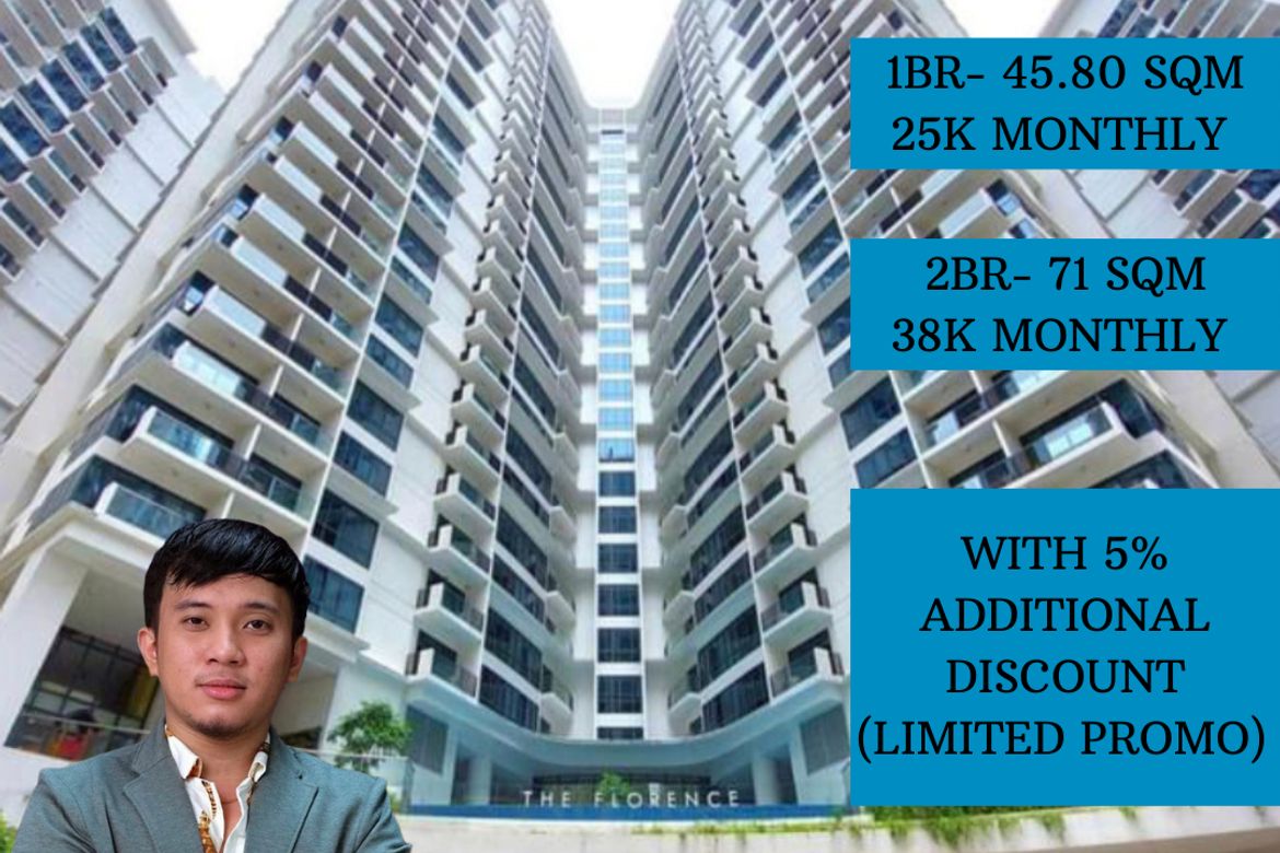 2 Bedroom Condo for Sale in The Florence, McKinley Hill, Taguig, Metro Manila