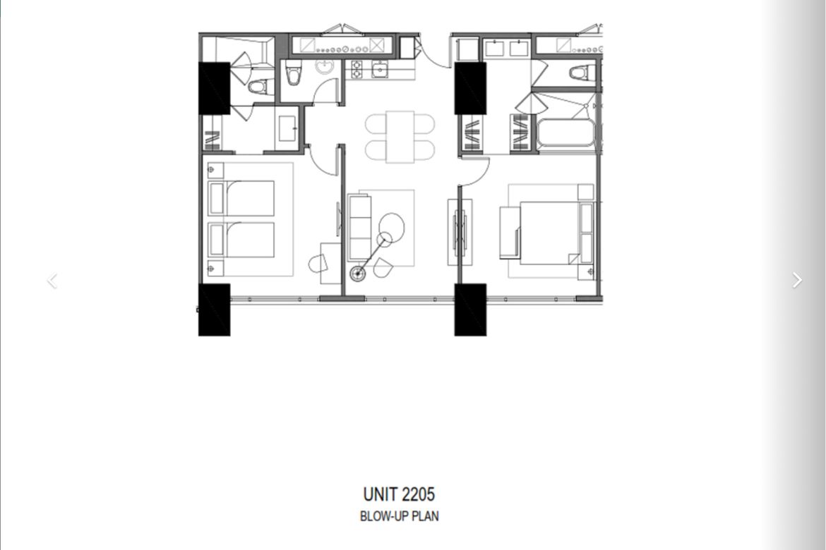 2 Bedroom Condo for Sale in The Hotel Residences at Acqua, Hulo, Mandaluyong, Metro Manila – photo 7