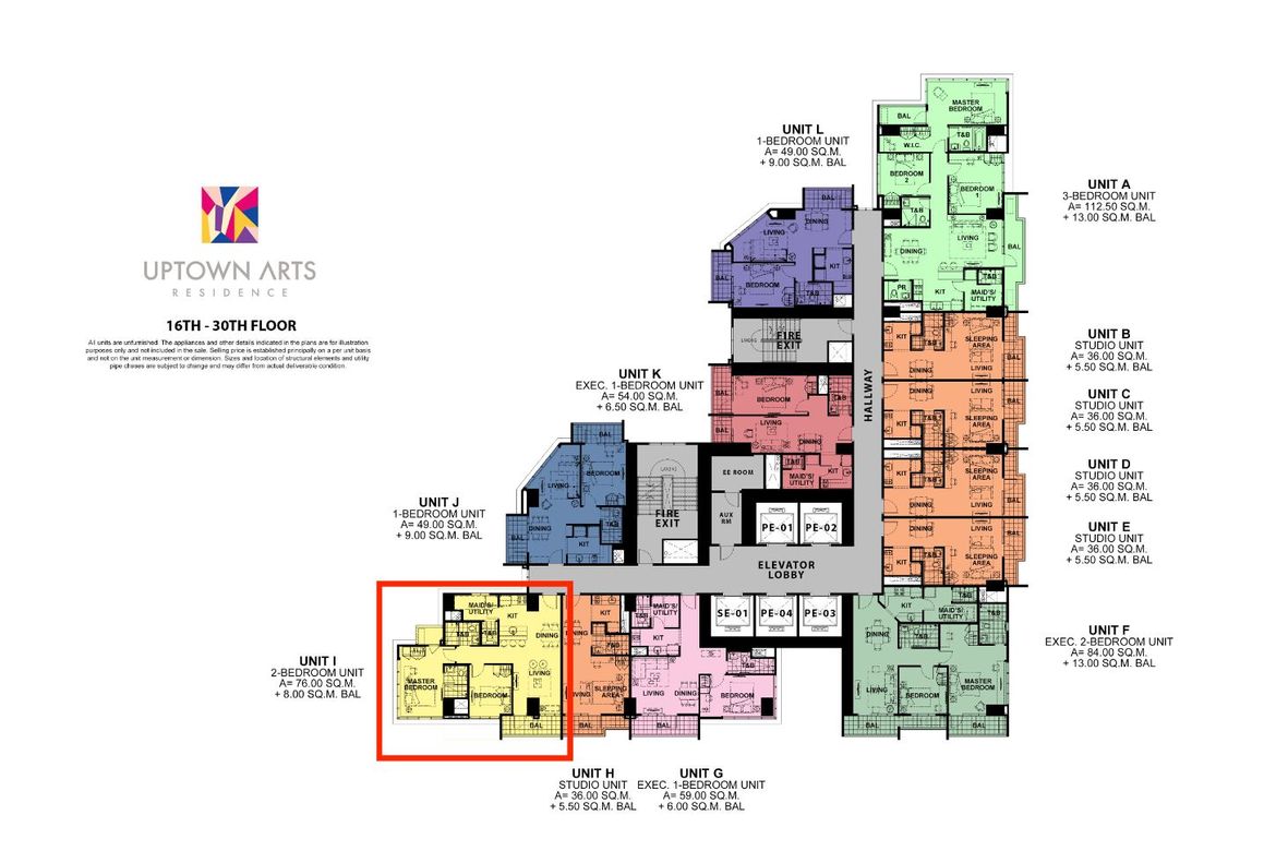 2 Bedroom Condo for Sale in Uptown Arts Residence, BGC, Taguig – photo 12