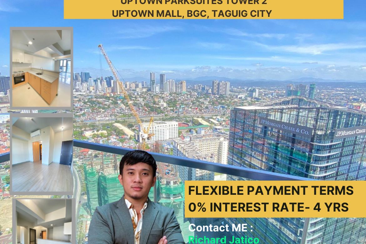 2 Bedroom Condo for Sale in Uptown Parksuites, BGC, Taguig, Metro Manila