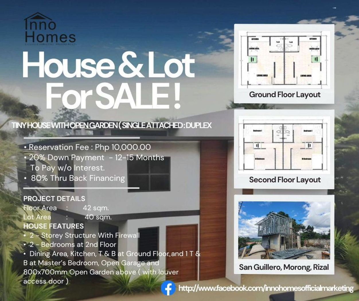 2-Bedroom Duplex Townhouse for Sale in Inno Homes, San Guillermo, Morong, Rizal – photo 14
