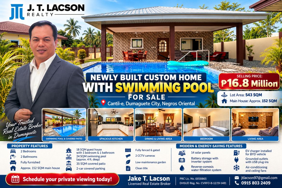2 Bedroom House for Sale in Bajumpandan, Dumaguete, Negros Oriental