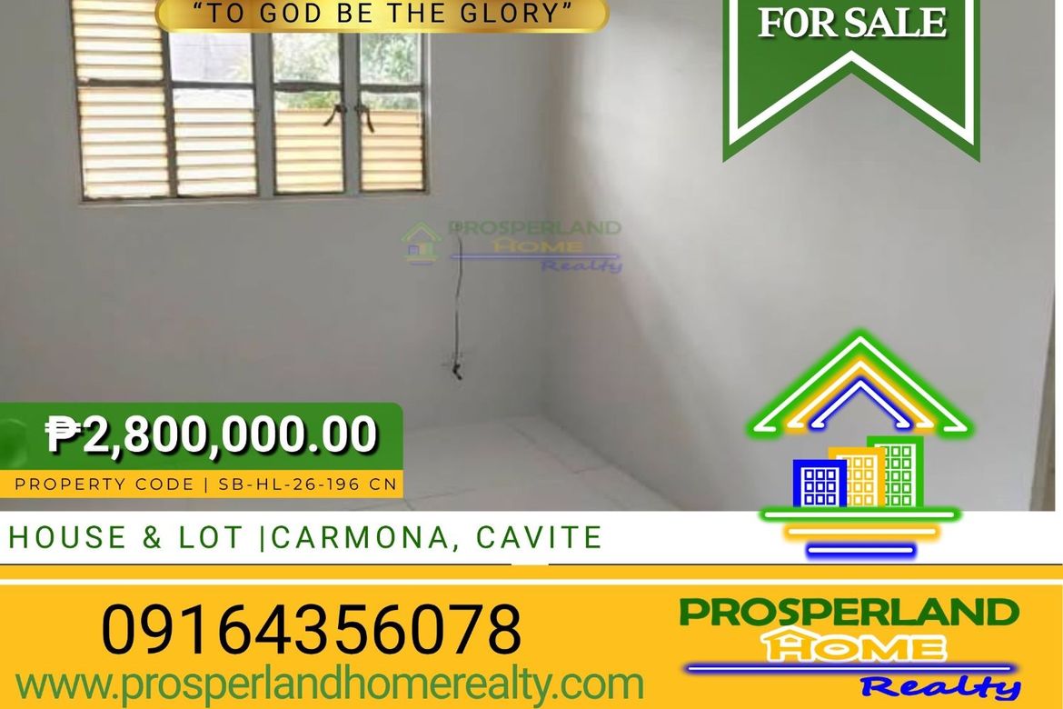 2 Bedroom House for Sale in Barangay 4, Carmona, Cavite