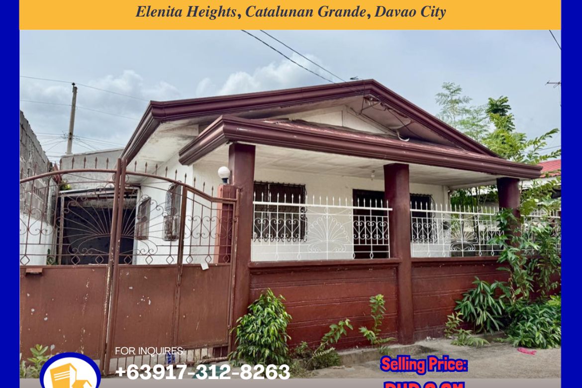 2 Bedroom House for Sale in Catalunan Grande, Davao City, Davao del Sur