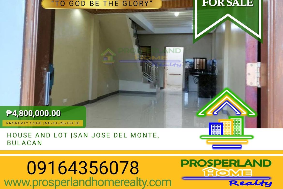 2 Bedroom House for Sale in Dulong Bayan, San Jose del Monte, Bulacan