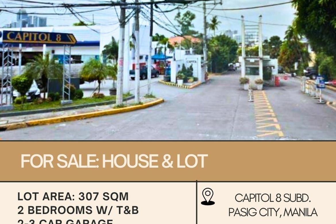 2 Bedroom House for Sale in Kapitolyo, Pasig, Metro Manila