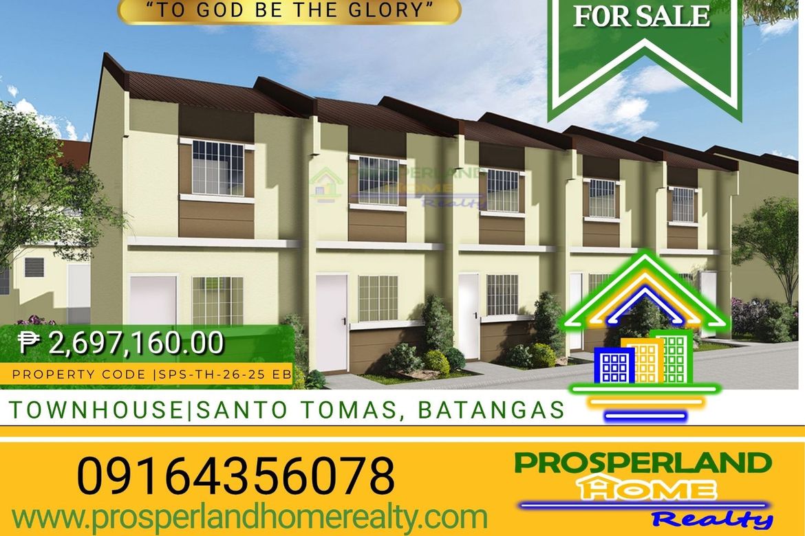 2 Bedroom House for Sale in San Pedro, Santo Tomas, Batangas