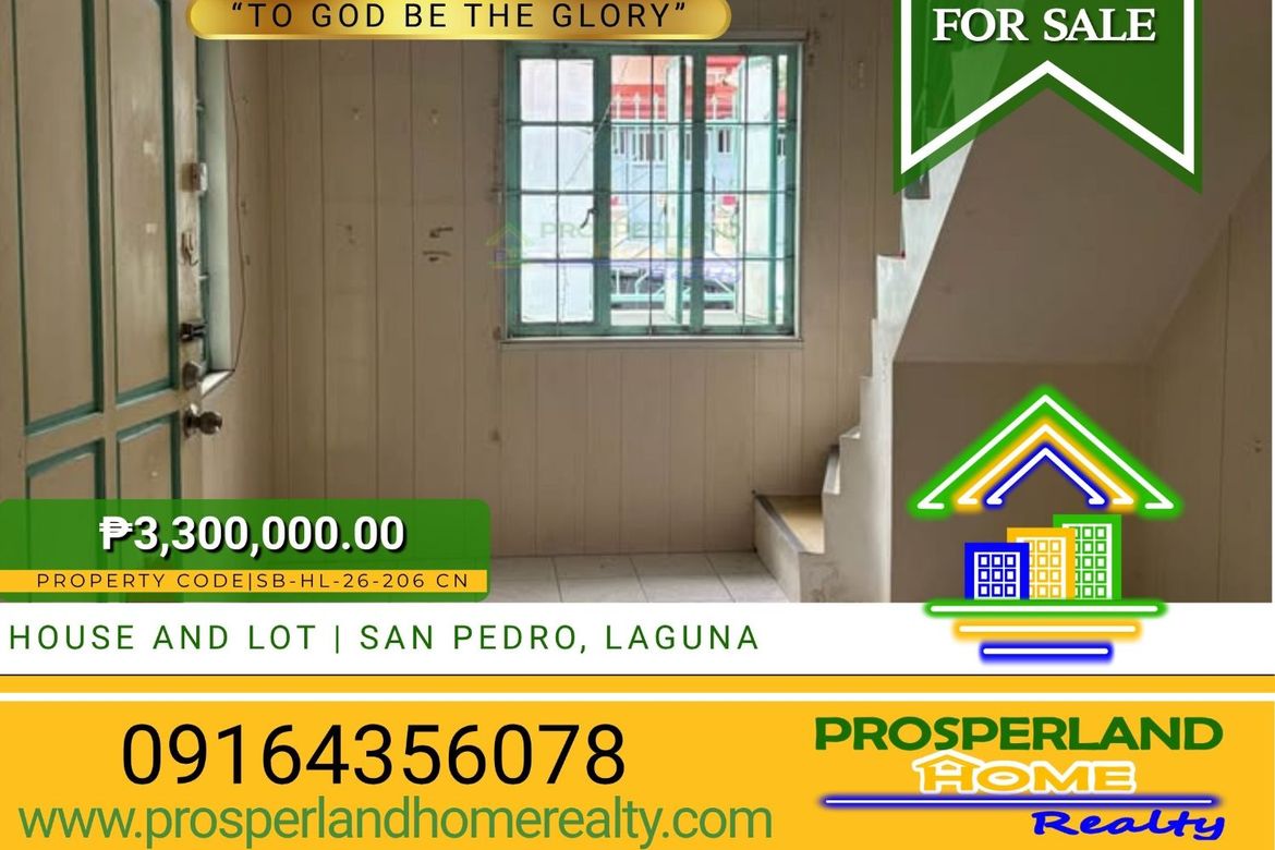 2 Bedroom House for Sale in San Roque, San Pedro, Laguna