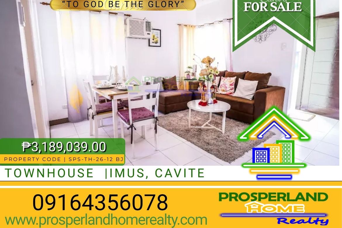 2 Bedroom Townhouse for Sale in Poblacion I-A, Imus, Cavite