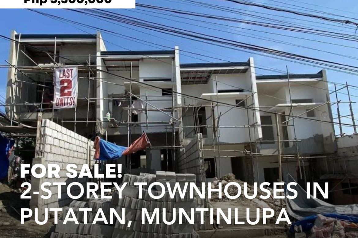 2 Bedroom Townhouse for Sale in Putatan, Muntinlupa, Metro Manila