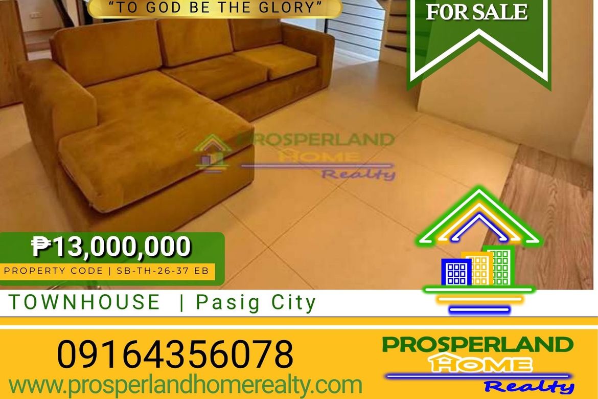 2 Bedroom Townhouse for Sale in San Nicolas, Pasig, Metro Manila