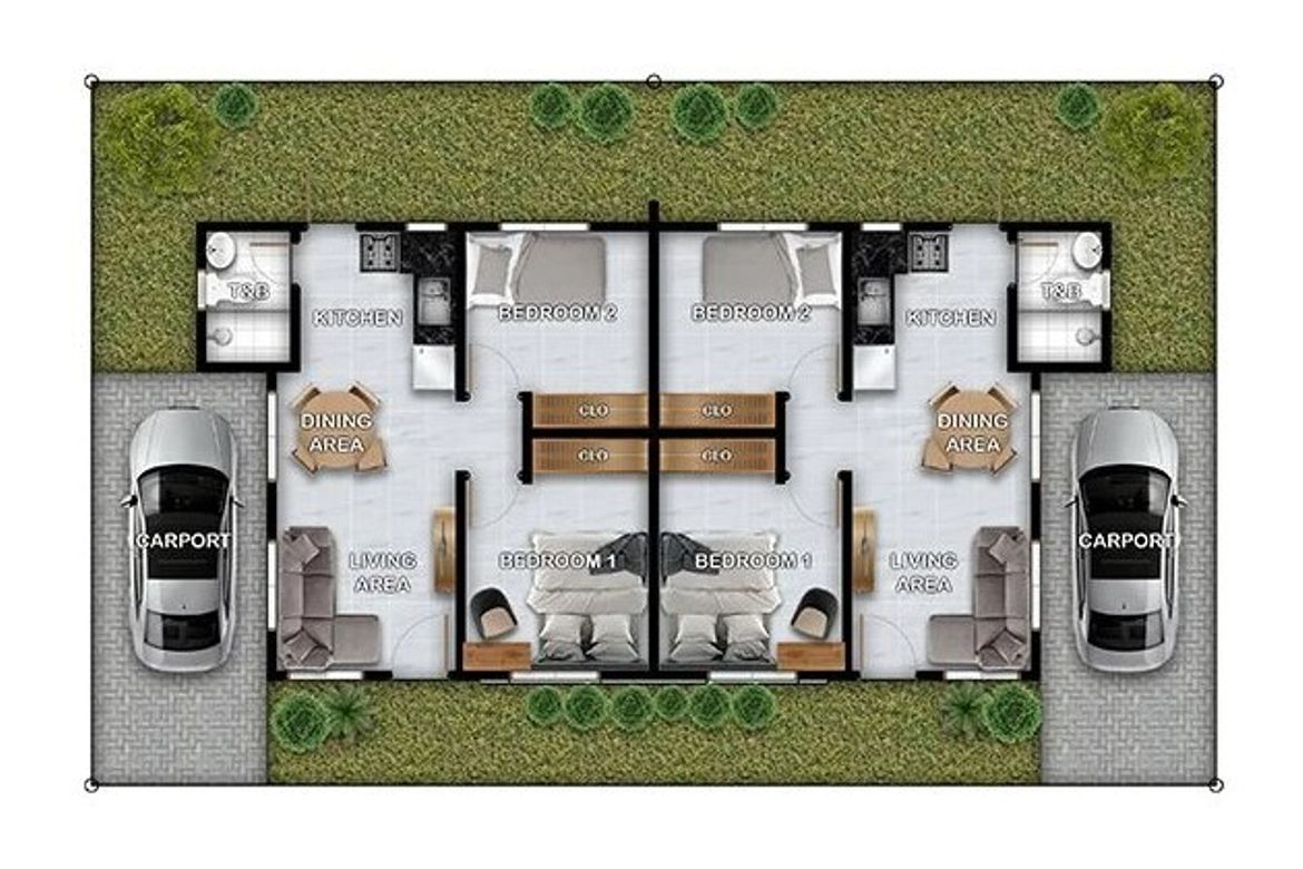 2 Bedroom Townhouse for Sale in Suntrust Sentosa, Punta, Calamba, Laguna