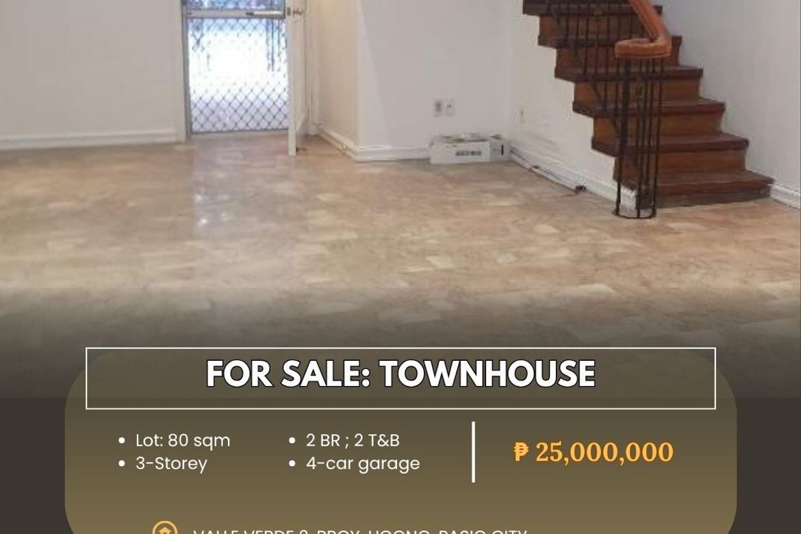 2 Bedroom Townhouse for Sale in Ugong, Pasig, Metro Manila