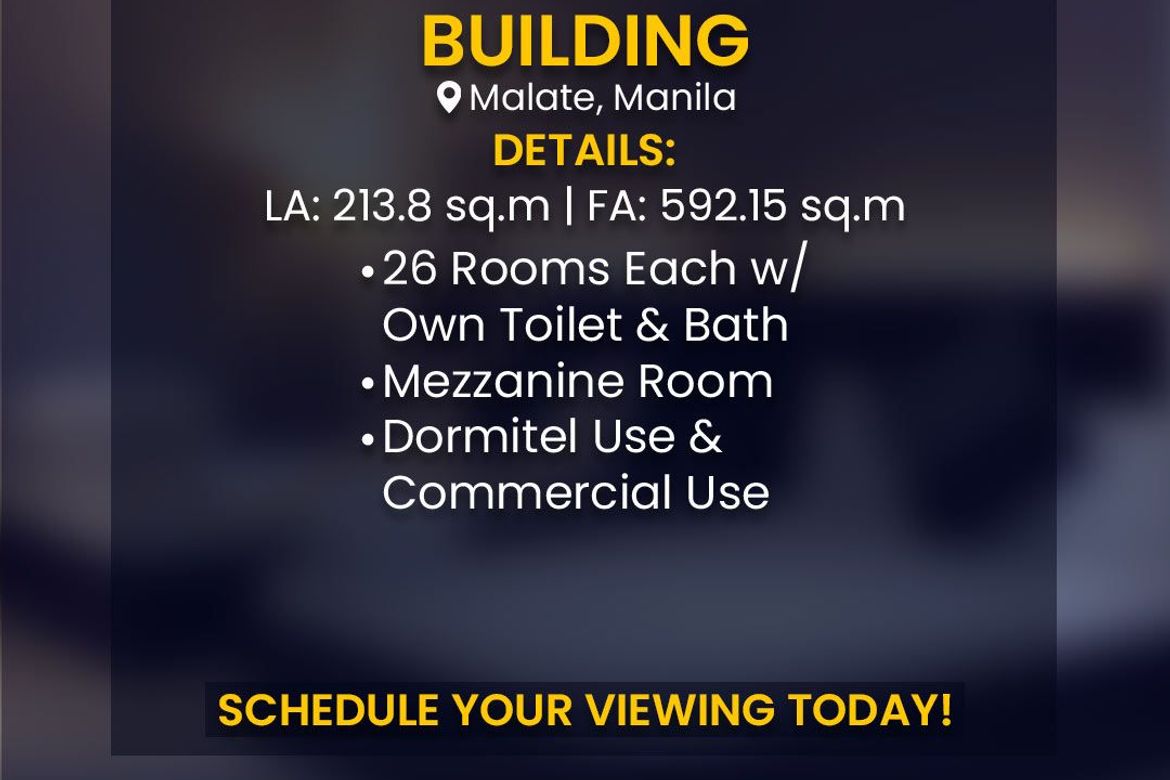 26 Bedroom Shophouse for Sale in Malate, Manila, Metro Manila near LRT-1 Vito Cruz – photo 2