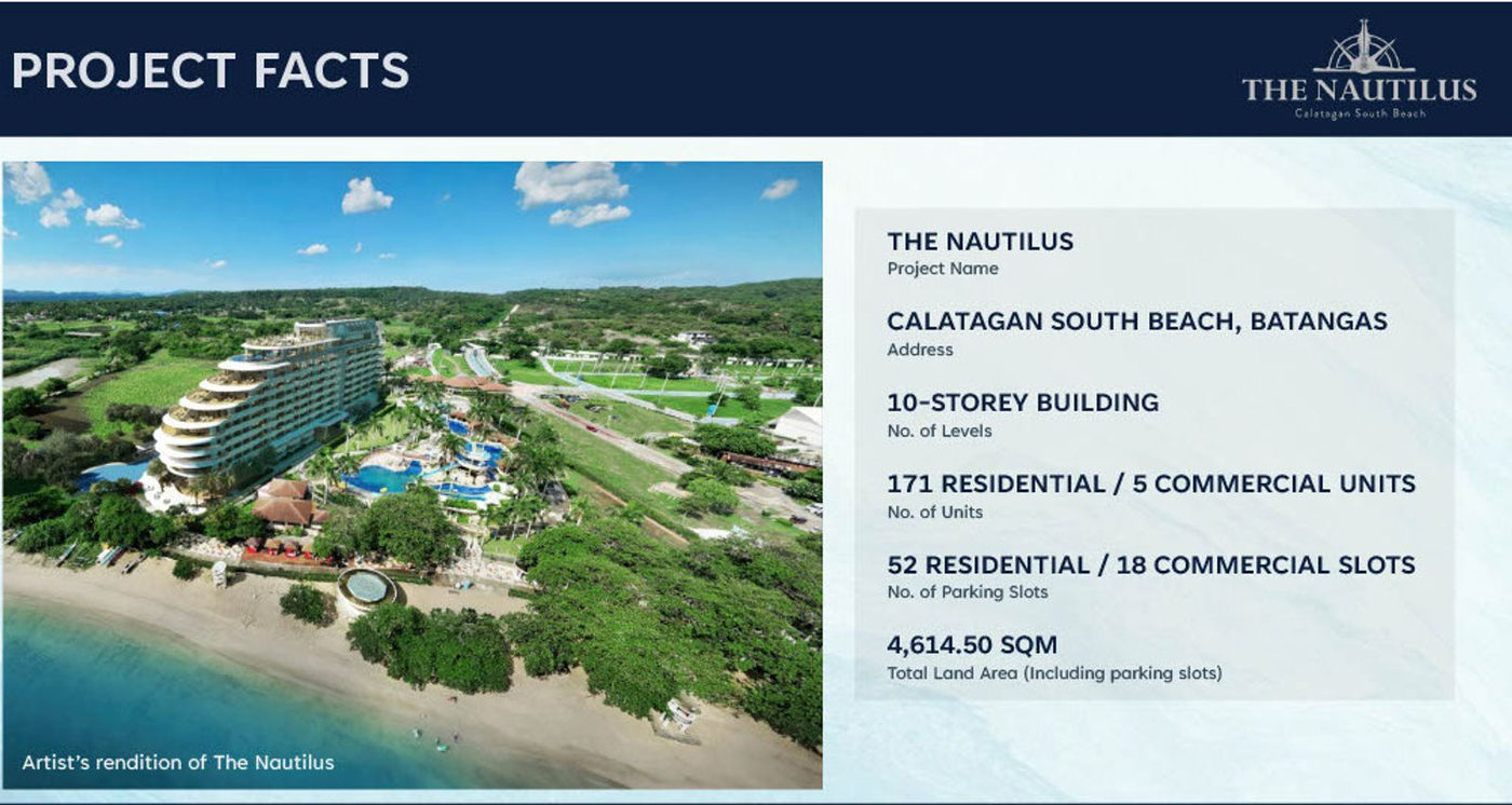 3-Bedroom Beachfront Condotel Unit for Sale at The Nautilus, Santa Ana, Calatagan, Batangas