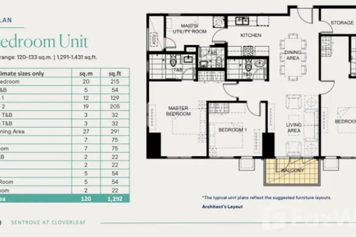 3 Bedroom Condo for Sale in Balingasa, Quezon City, Metro Manila near LRT-1 Balintawak – photo 4