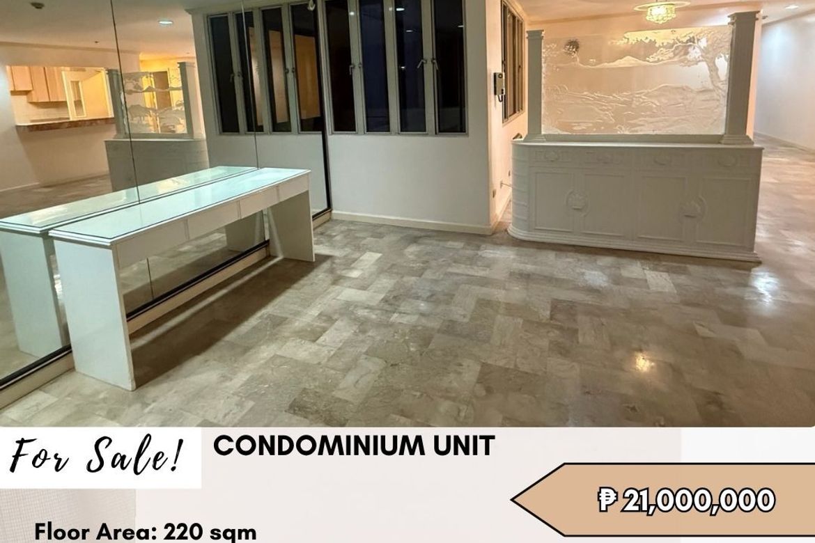 3 Bedroom Condo for Sale in Greenhills, San Juan, Metro Manila near MRT-3 Santolan