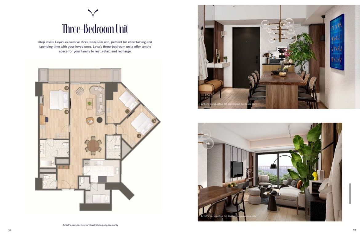 3 Bedroom Condo for Sale in Laya by Shang Properties, Oranbo, Pasig, Metro Manila – photo 4