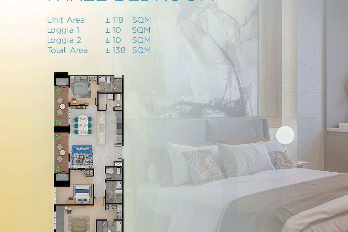 3 Bedroom Condo for Sale in Mantawi Residences, Subangdaku, Mandaue, Cebu