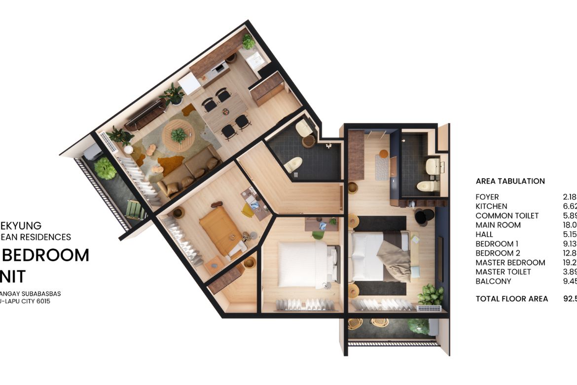 3 Bedroom Condo for Sale in Marigondon, Lapu-Lapu, Cebu – photo 2