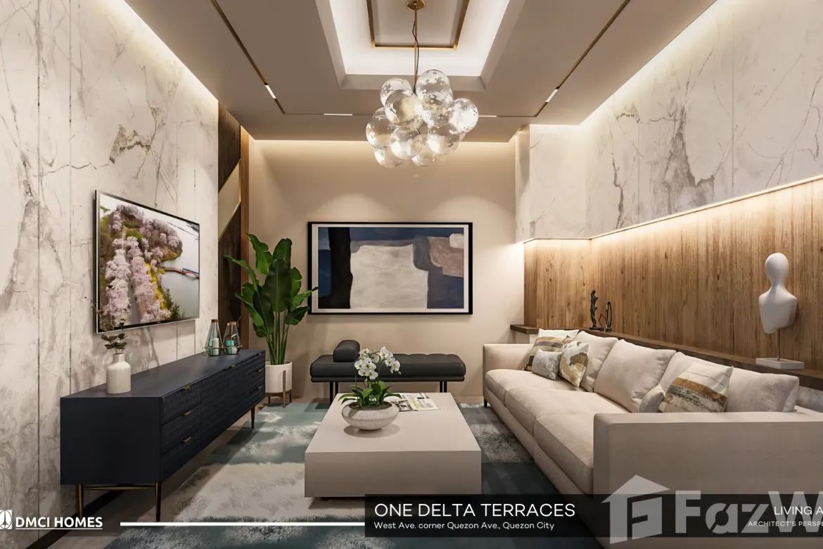 3 Bedroom Condo for Sale in One Delta Terraces, West Triangle, Quezon City, Metro Manila