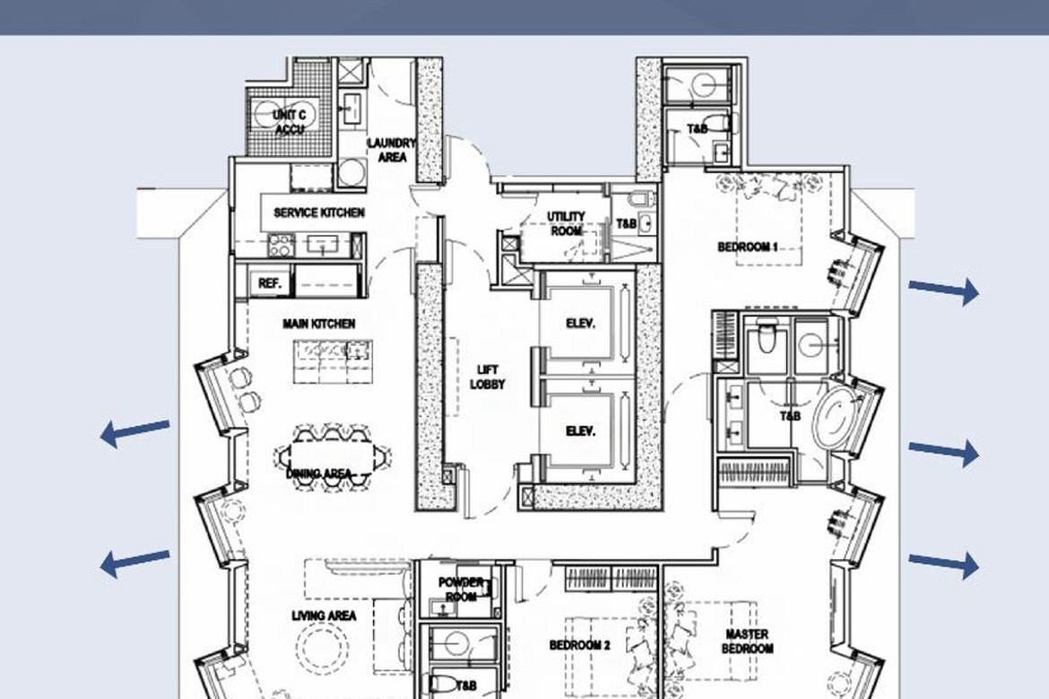 3 Bedroom Condo for Sale in The Estate Makati, Urdaneta, Makati City near MRT-3 Ayala – photo 11