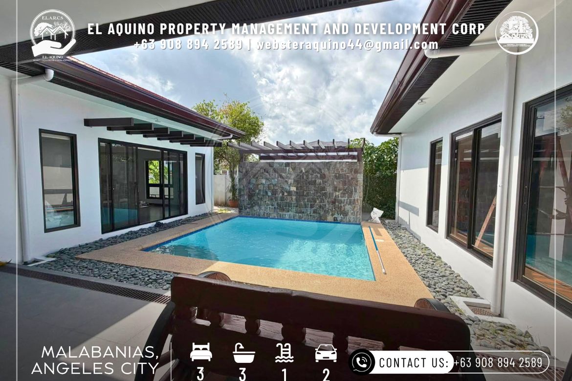 3 Bedroom House for Rent in Amsic, Angeles, Pampanga