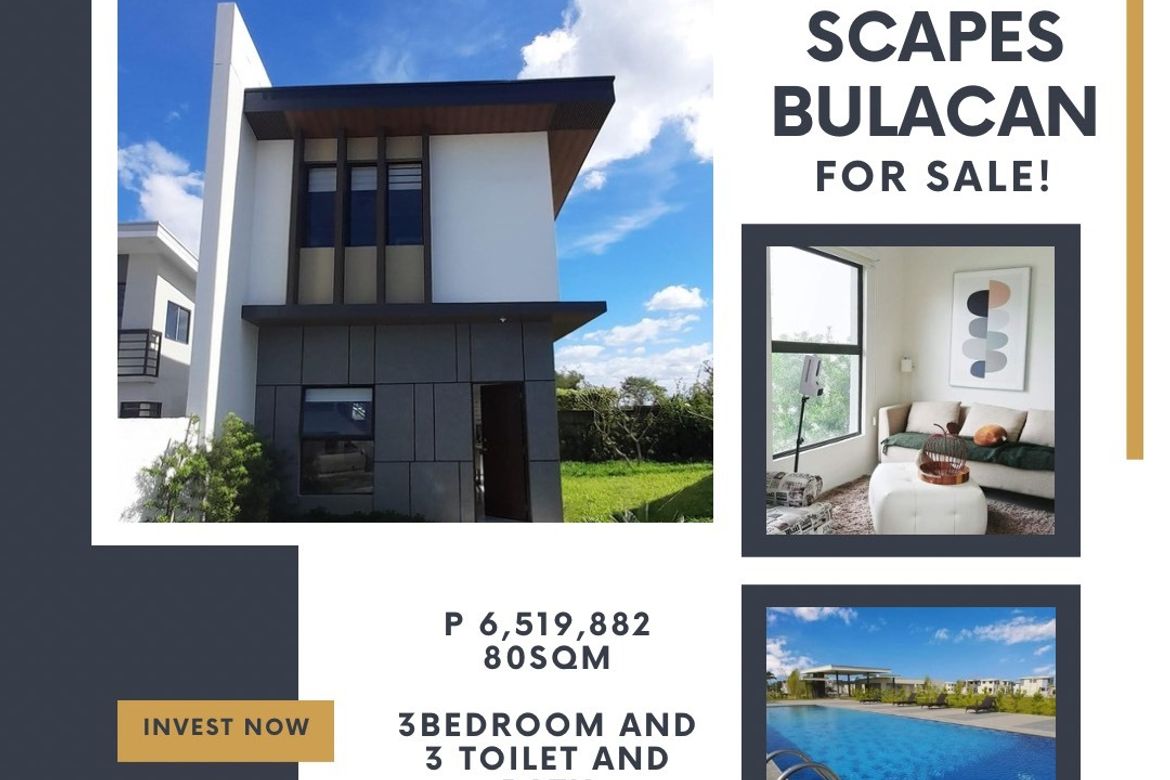 3 Bedroom House for Sale in Amaia Scapes Bulacan, San Gabriel, Santa Maria, Bulacan