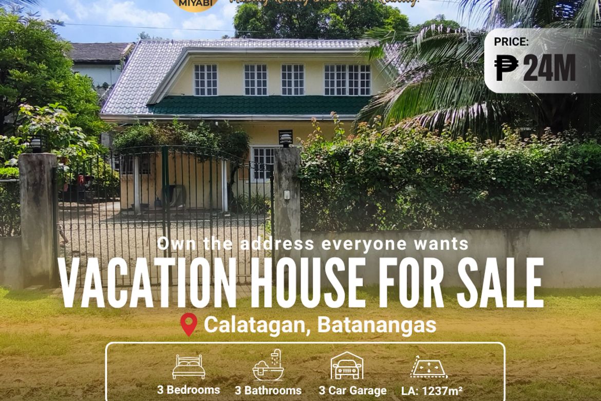 3 Bedroom House for Sale in Barangay 3, Calatagan, Batangas