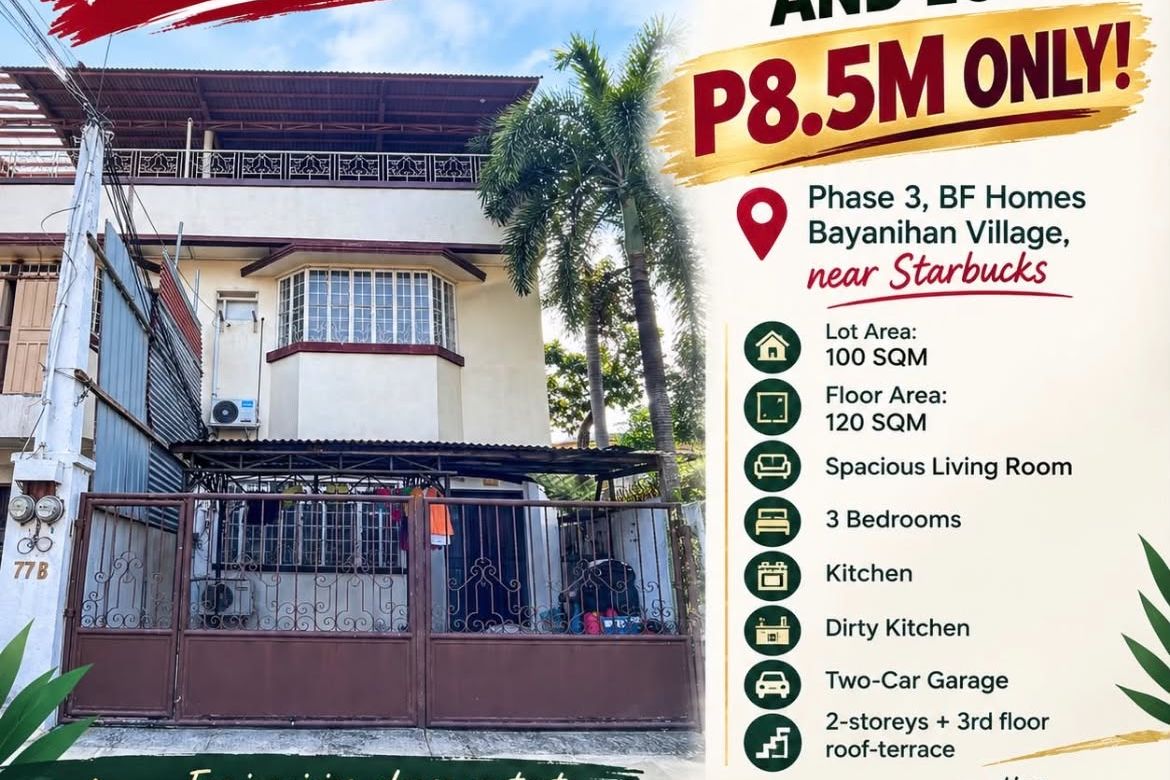 3 Bedroom House for Sale in BF Homes, Parañaque, Metro Manila