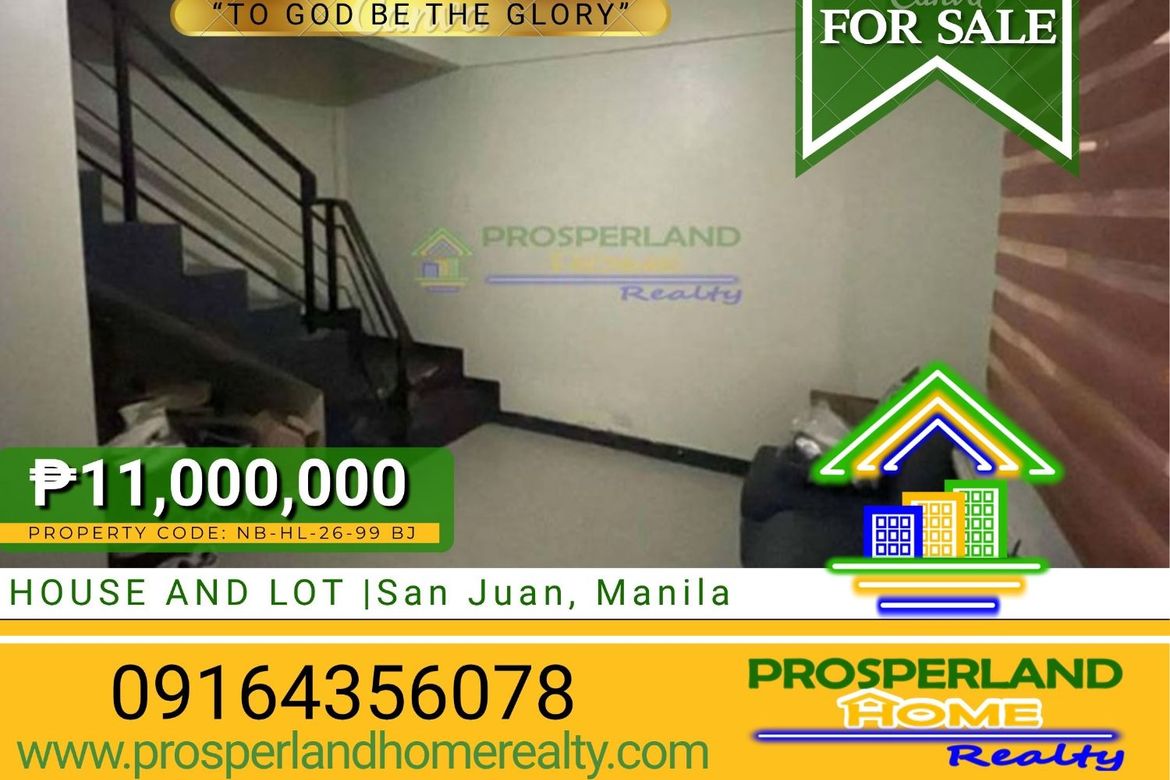 3 Bedroom House for Sale in Little Baguio, San Juan, Metro Manila