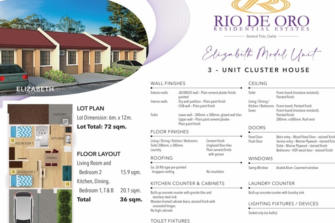 3 Bedroom House for Sale in Pasong Kawayan II, General Trias, Cavite – photo 2