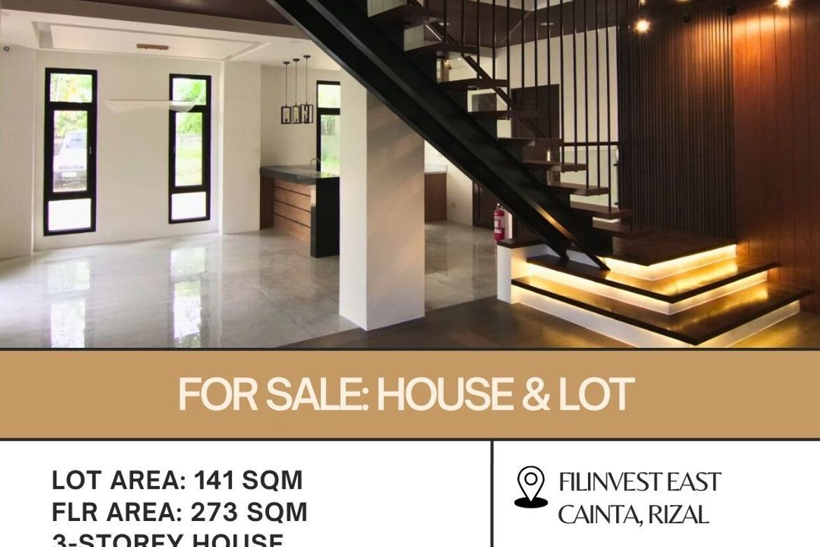 3 Bedroom House for Sale in San Isidro, Cainta, Rizal
