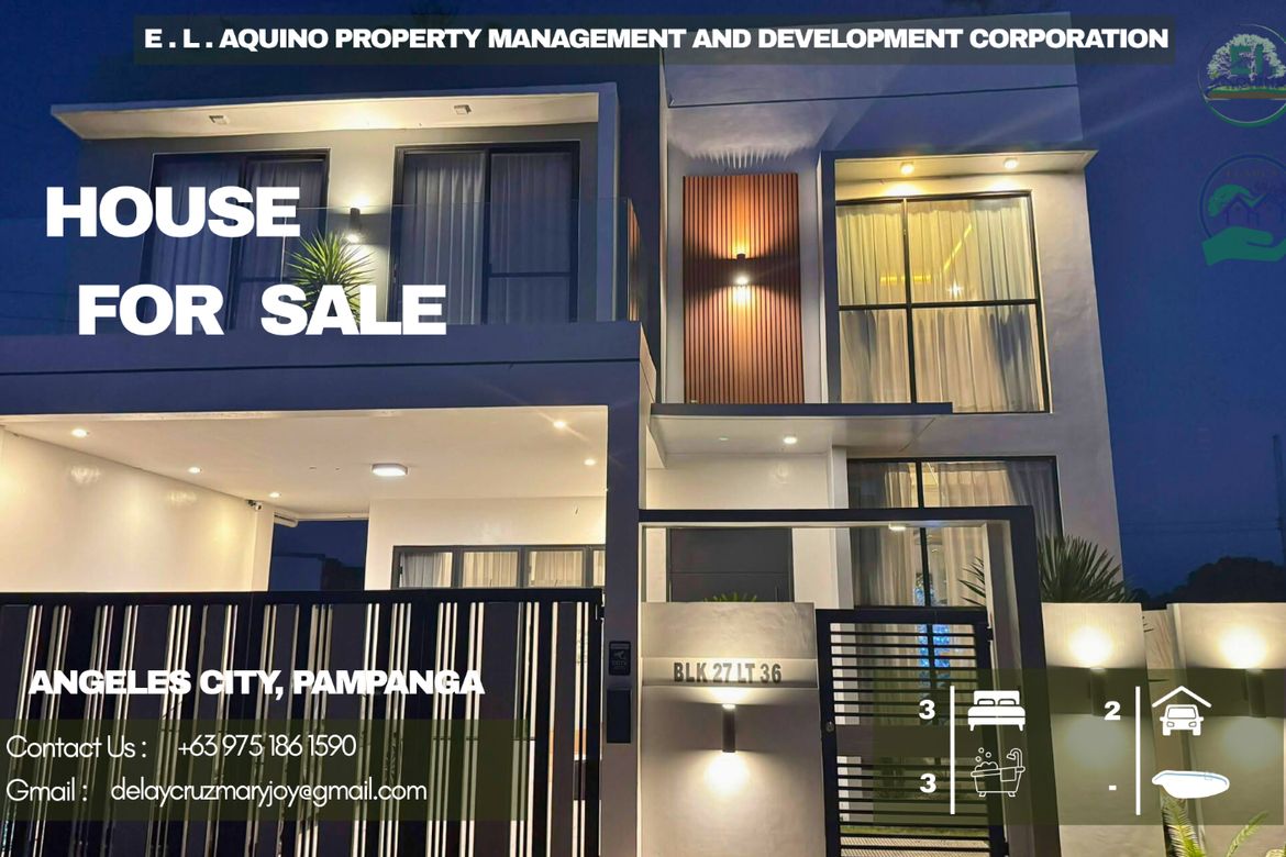 3 Bedroom House for Sale in Santo Domingo, Angeles, Pampanga