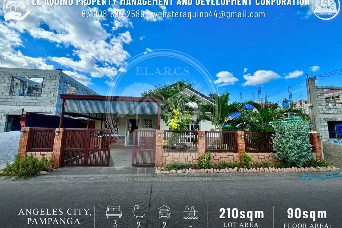 3 Bedroom House for Sale in Sapalibutad, Angeles, Pampanga