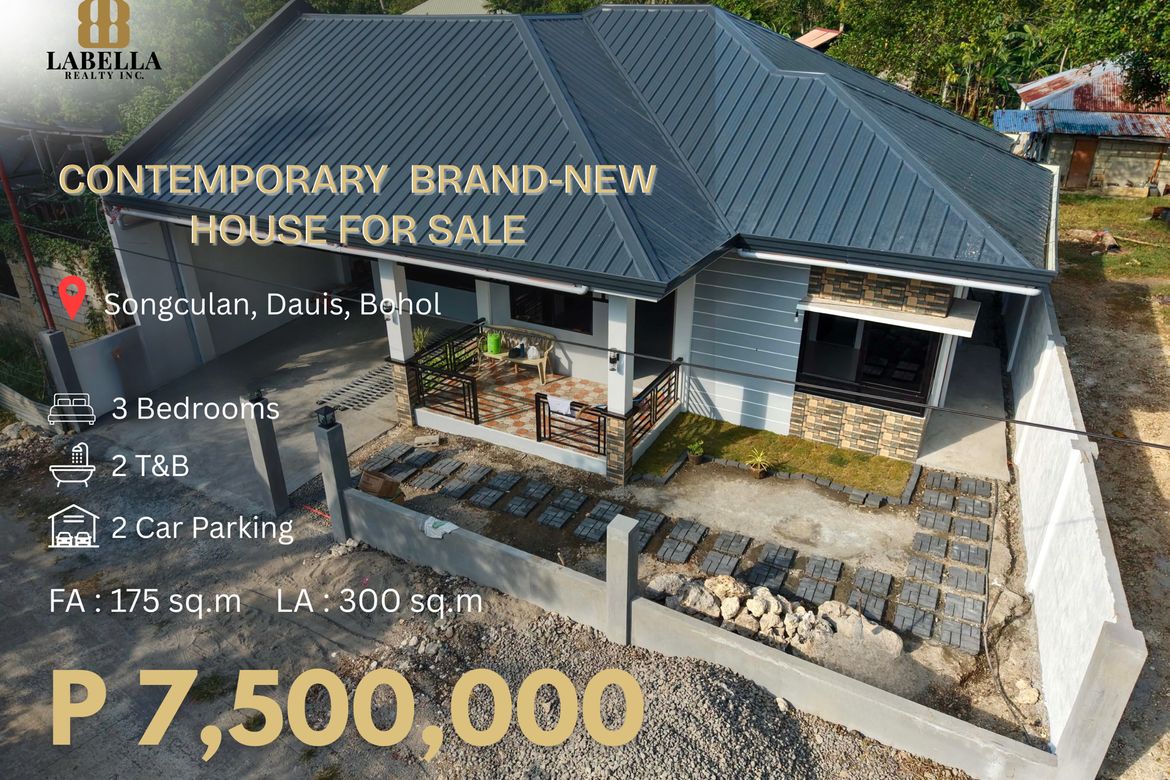 3 Bedroom House for Sale in Songculan, Dauis, Bohol