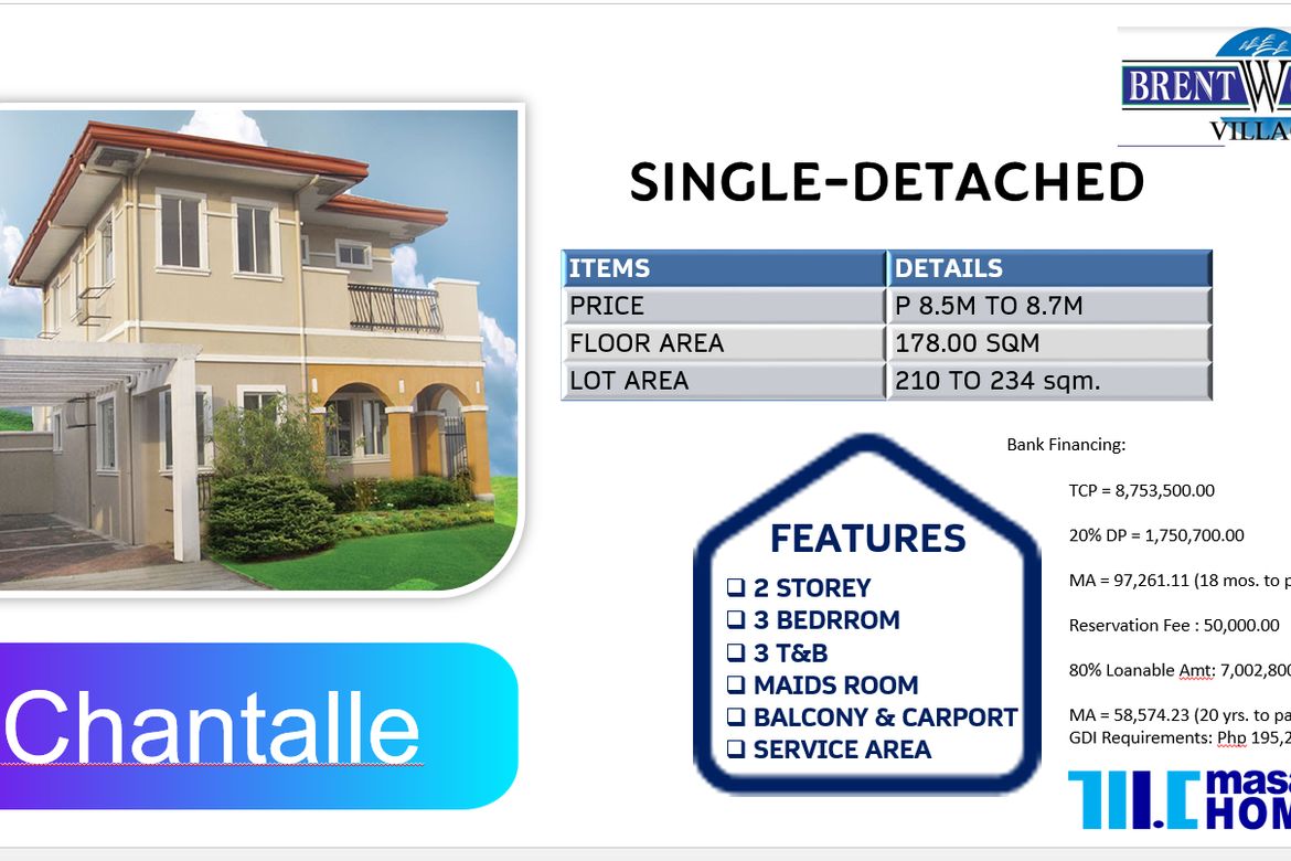 3 Bedroom House for Sale in Tabun, Mabalacat, Pampanga