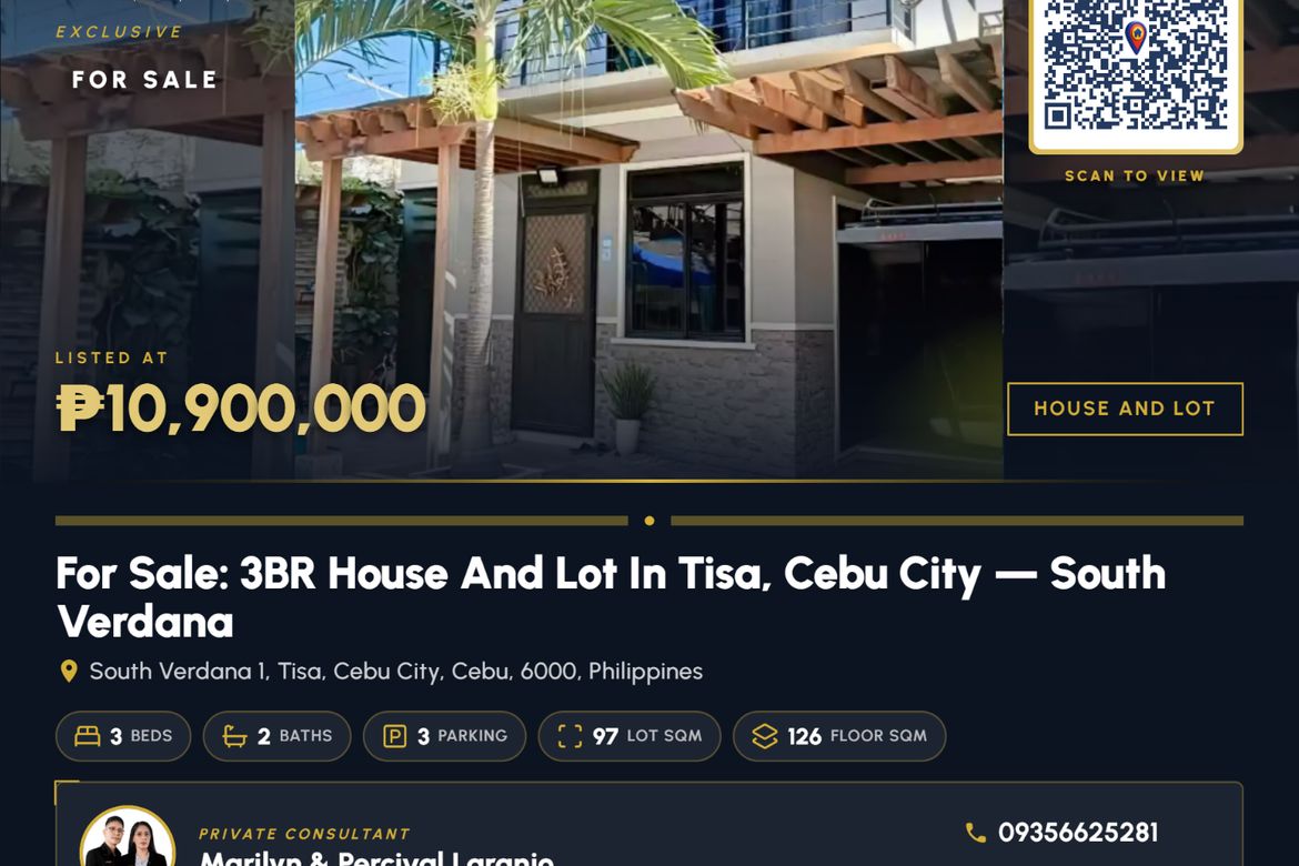 3 Bedroom House for Sale in Tisa, Cebu City, Cebu