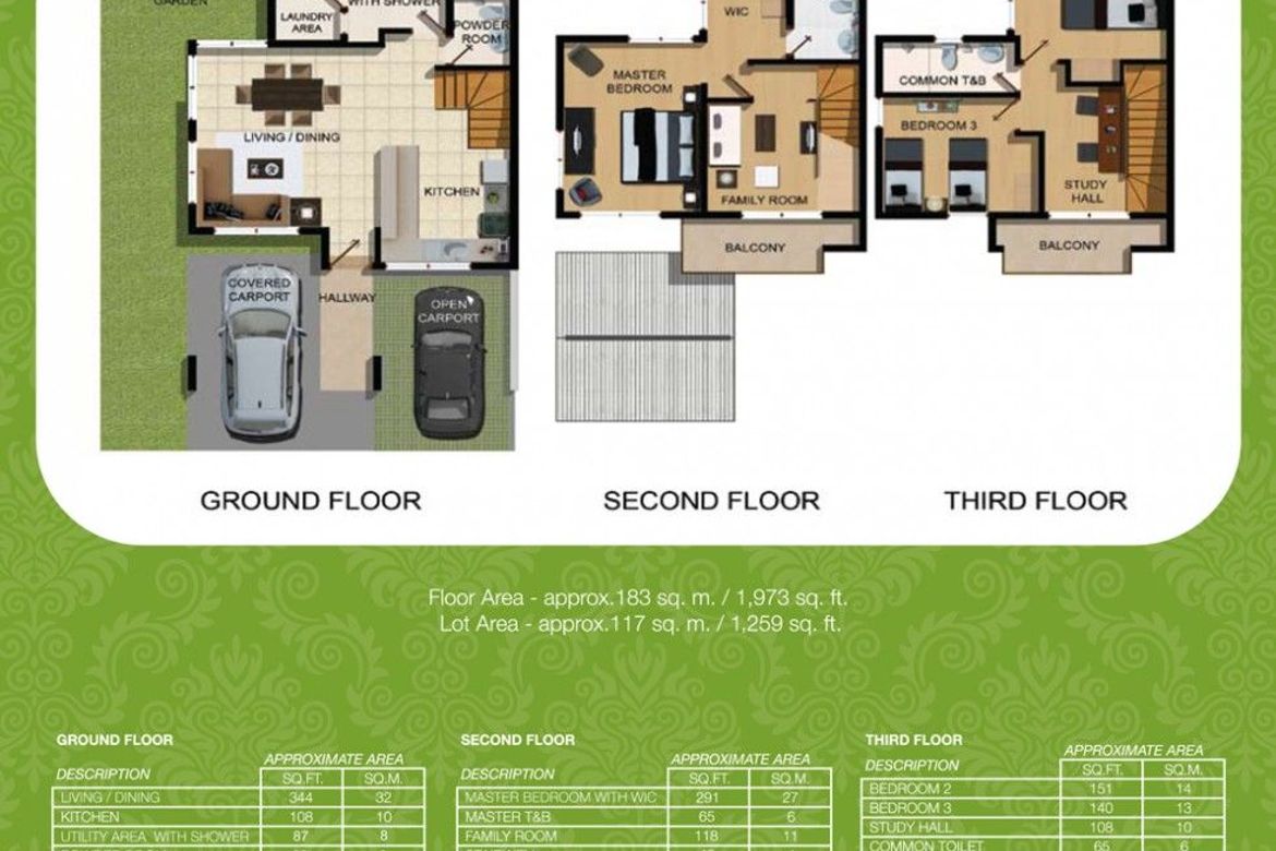3 Bedroom Townhouse for Sale in Ametta Place, Bagong Ilog, Pasig, Metro Manila – photo 7