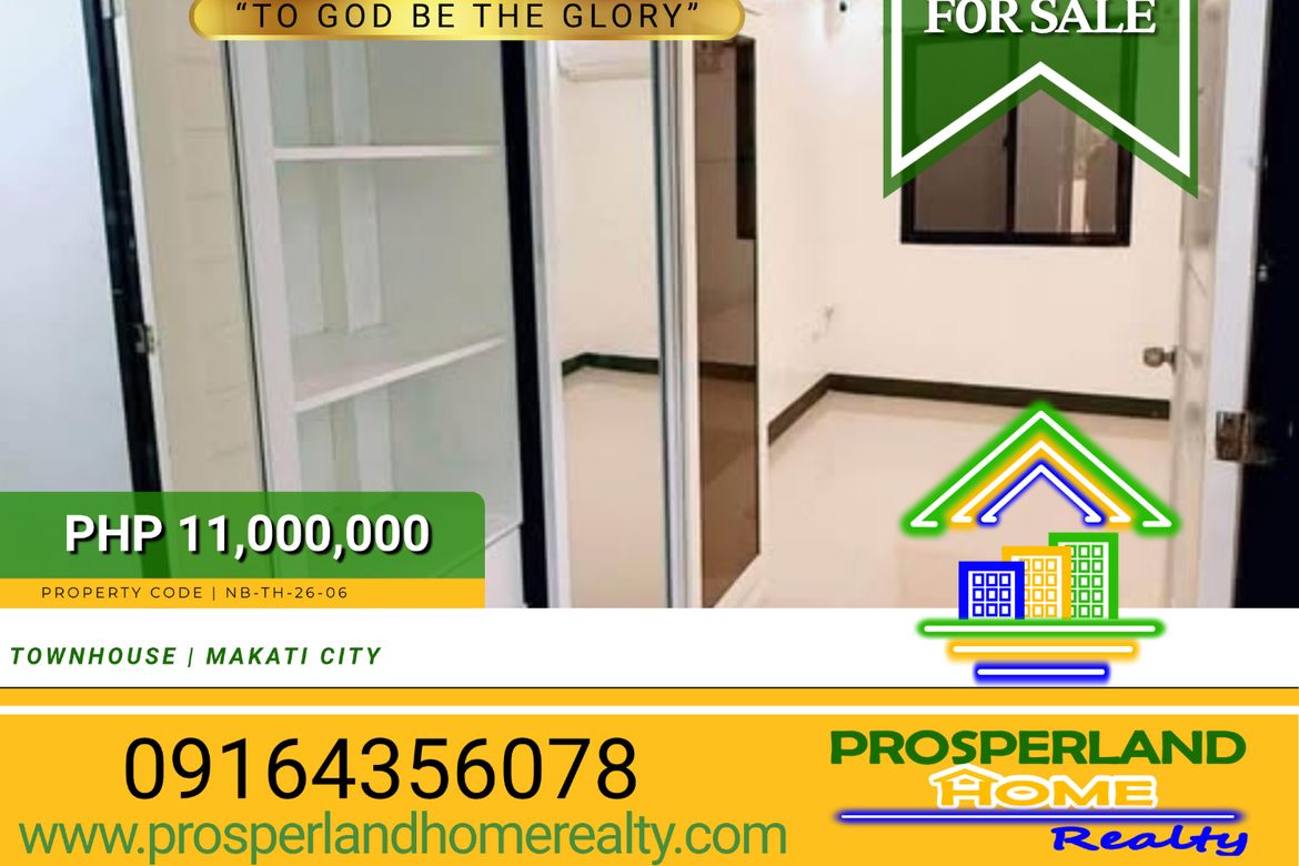 3 Bedroom Townhouse for Sale in Bel-Air, Makati, Metro Manila