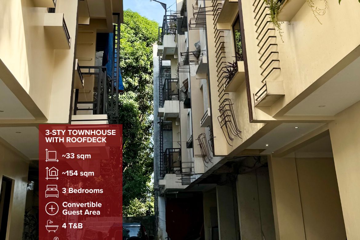 3 Bedroom Townhouse for Sale in Concepcion Dos, Marikina, Metro Manila