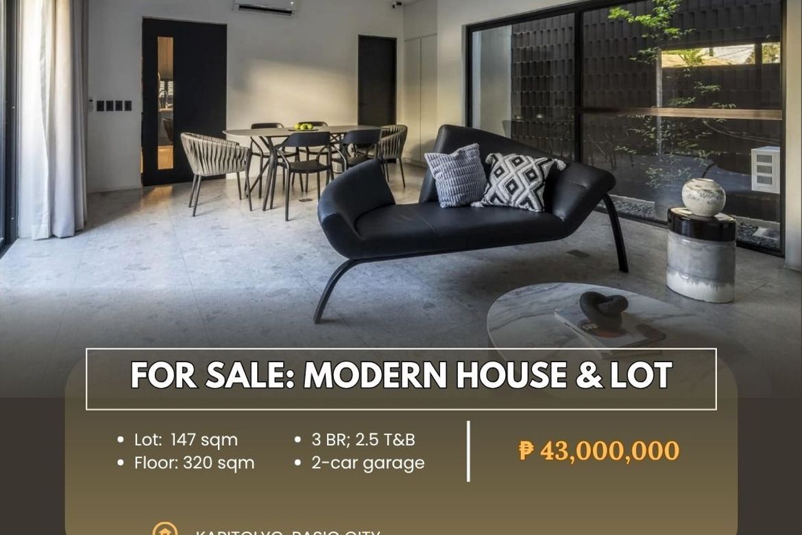 3 Bedroom Townhouse for Sale in Kapitolyo, Pasig, Metro Manila