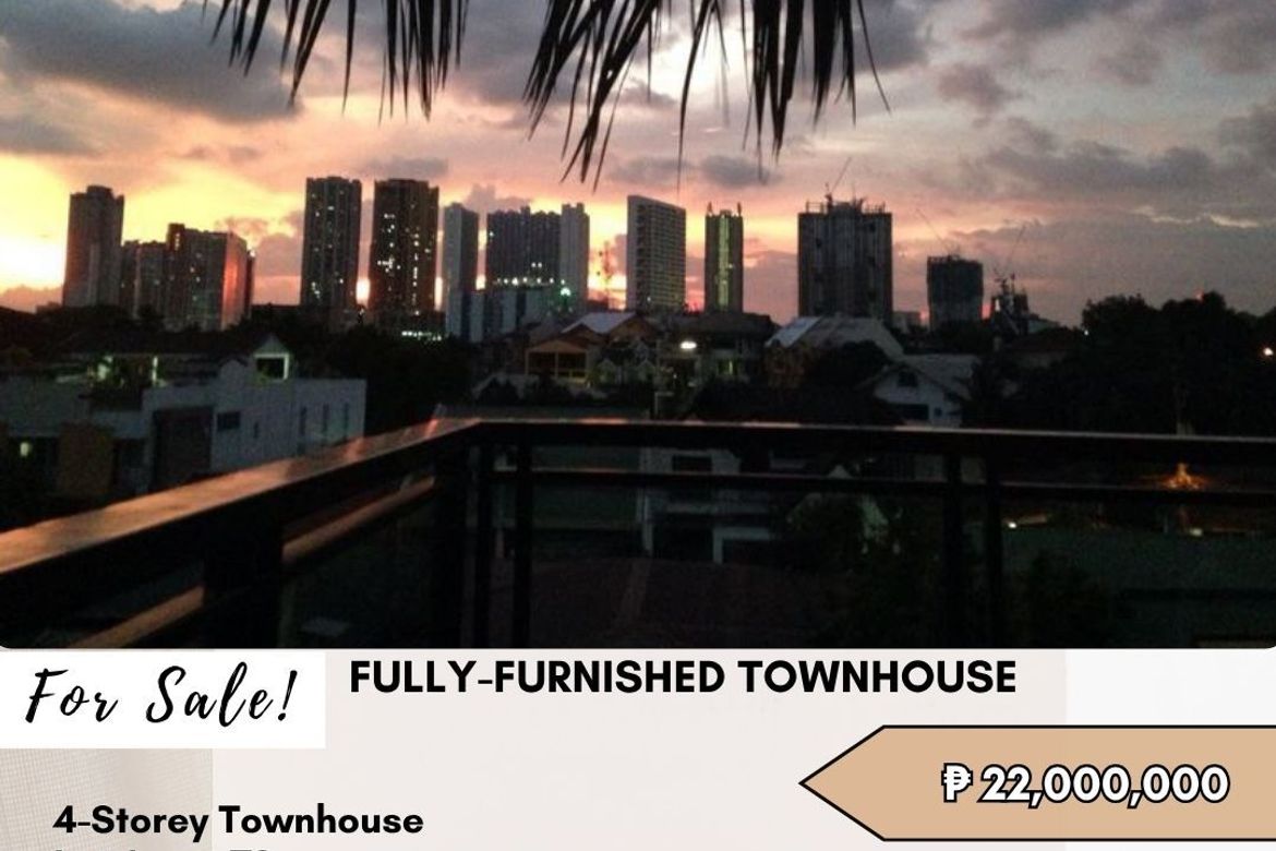 3 Bedroom Townhouse for Sale in Kapitolyo, Pasig, Metro Manila