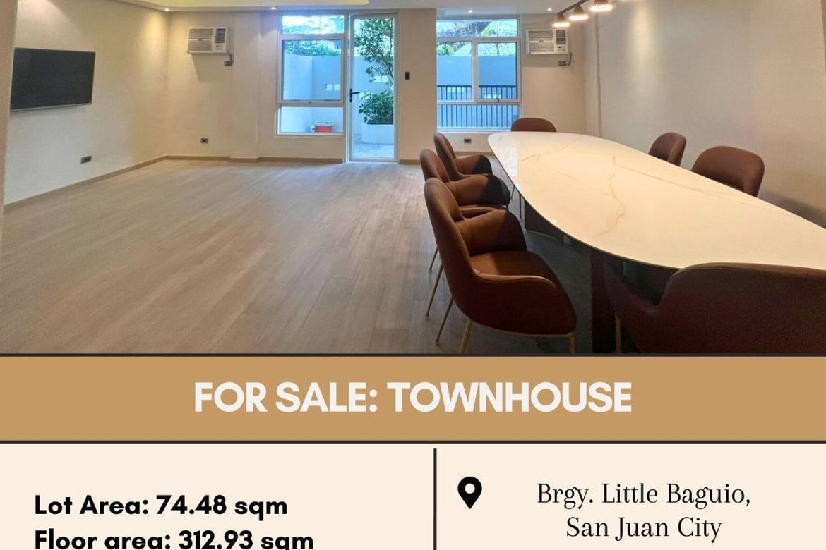3 Bedroom Townhouse for Sale in Little Baguio, San Juan, Metro Manila