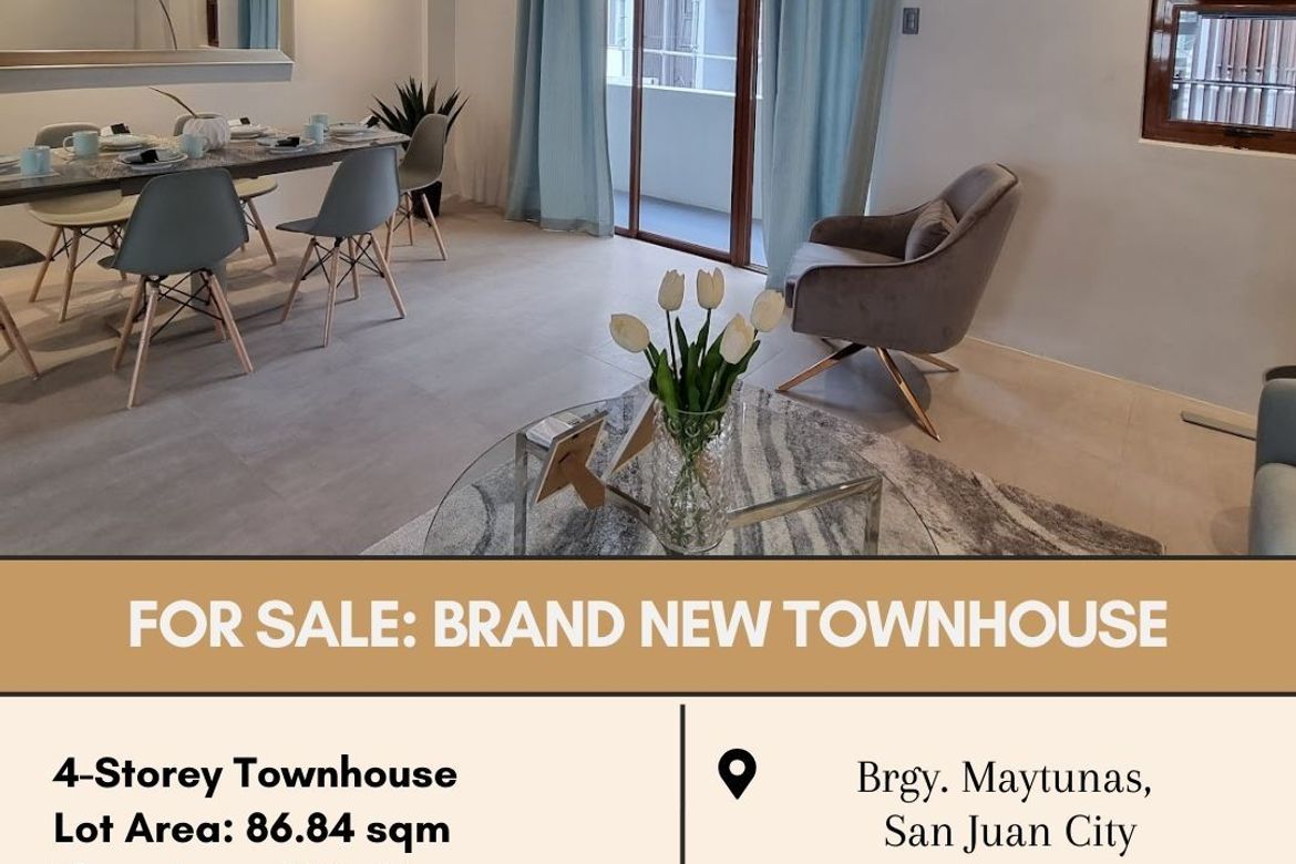 3 Bedroom Townhouse for Sale in San Juan, Metro Manila