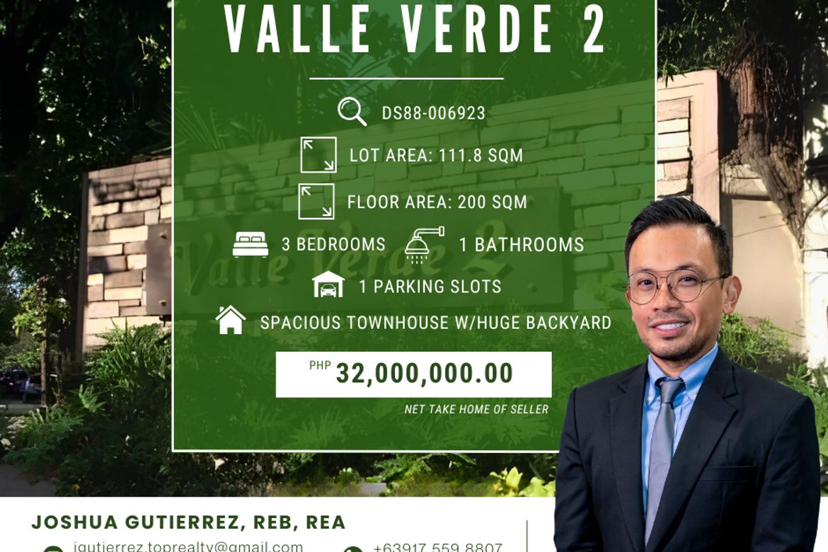 3 Bedroom Townhouse for Sale in San Nicolas, Pasig, Metro Manila