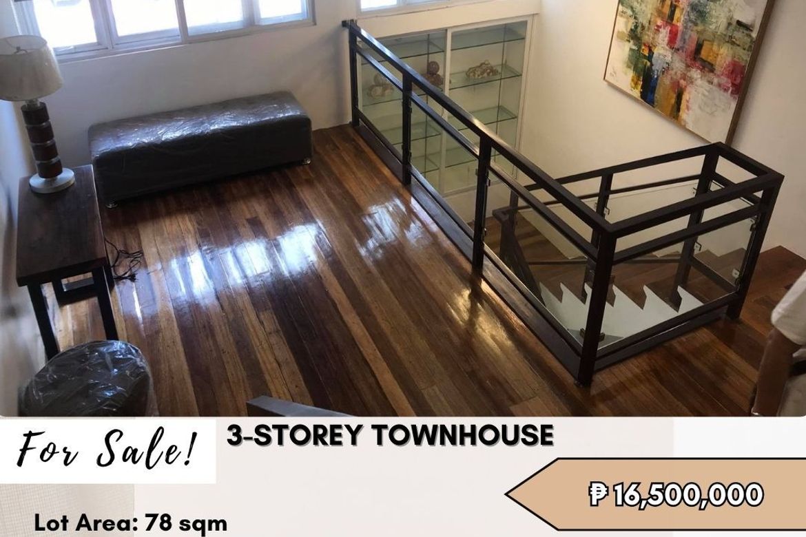 3 Bedroom Townhouse for Sale in Ugong, Pasig, Metro Manila