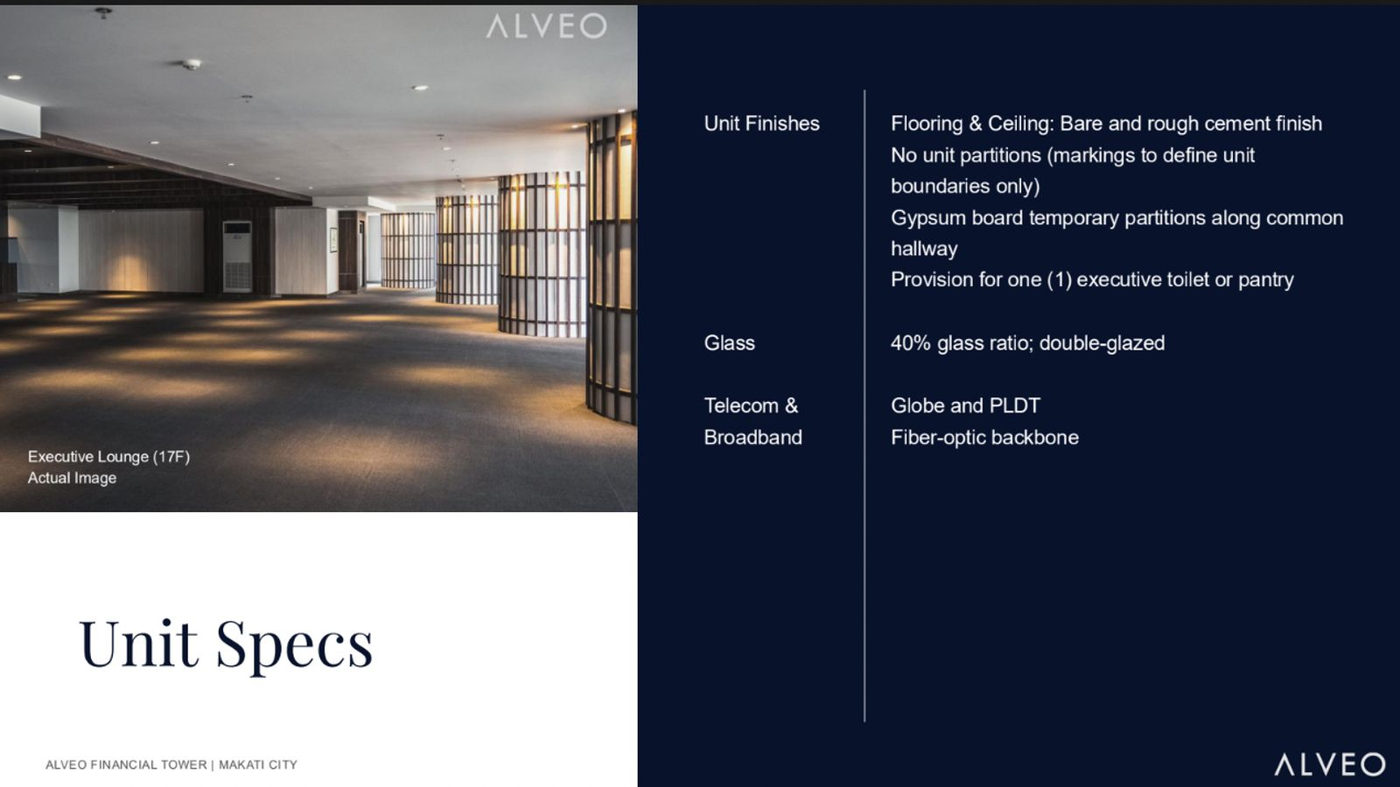 312 SQM Quarter-Floor Office for Sale in Alveo Financial Tower, Ayala Avenue, Makati – photo 20