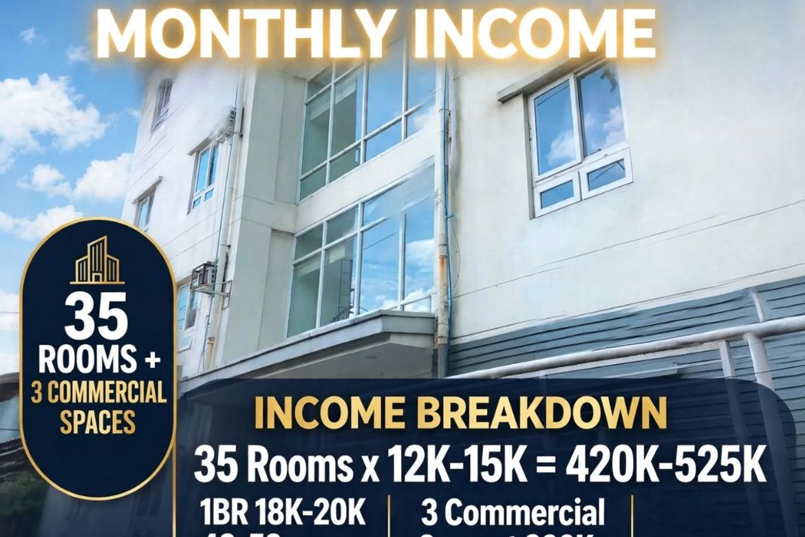 35 Bedroom Shophouse for Sale in Barangay 88, Pasay, Metro Manila near LRT-1 Libertad